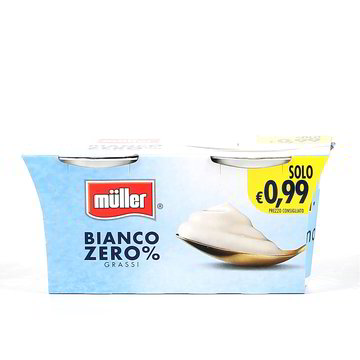 YOGURT BIANCO ZERO % GRASSI MÜLLER 2x125 g in dettaglio