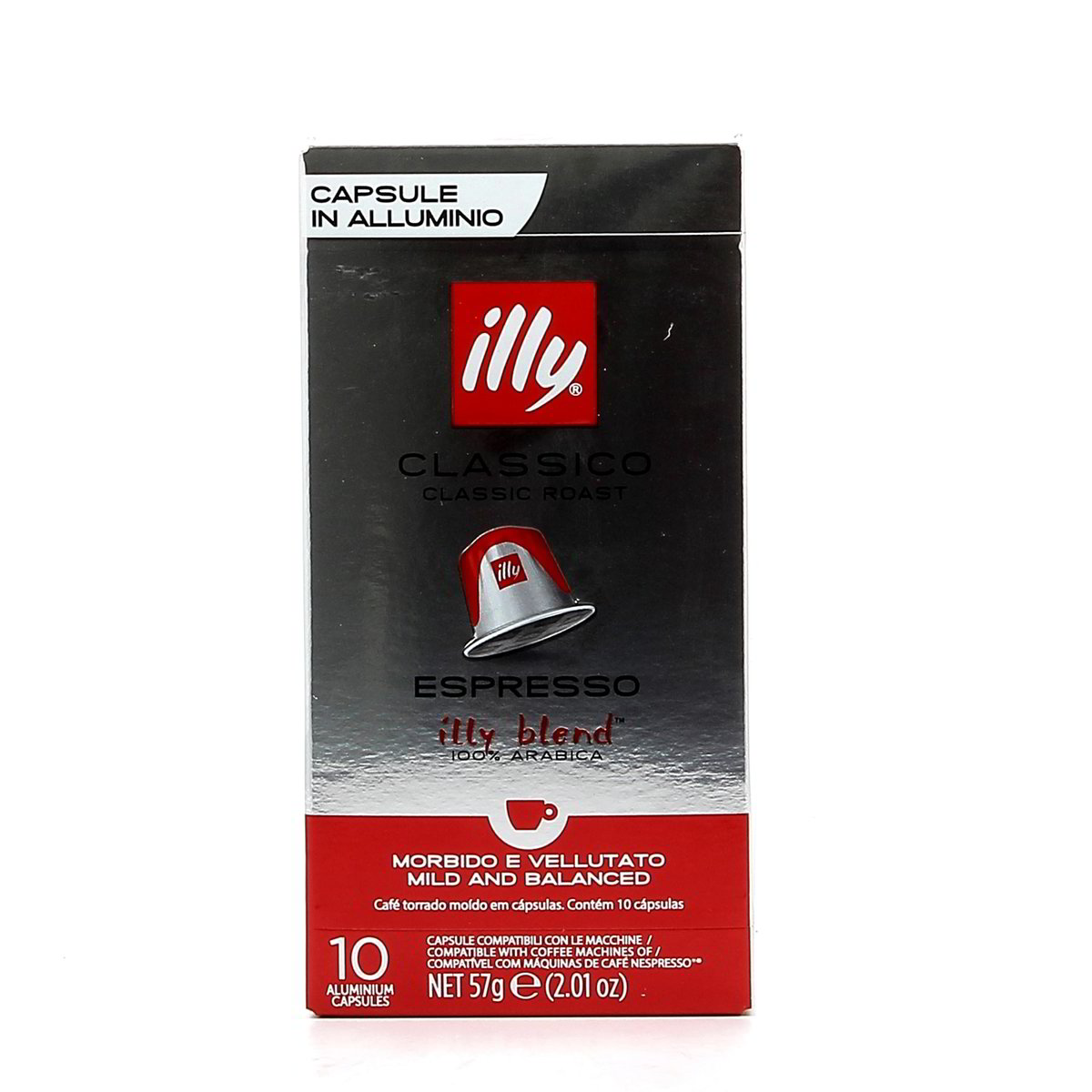 CLASSICO ESPRESSO MORBIDO E VELLUTATO ILLY 10 pezzi in dettaglio | Gros  Spesa Online