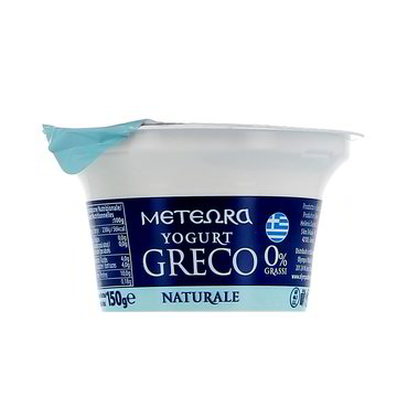 YOGURT GRECO NATURALE 0% GRASSI METEORA 150 g in dettaglio