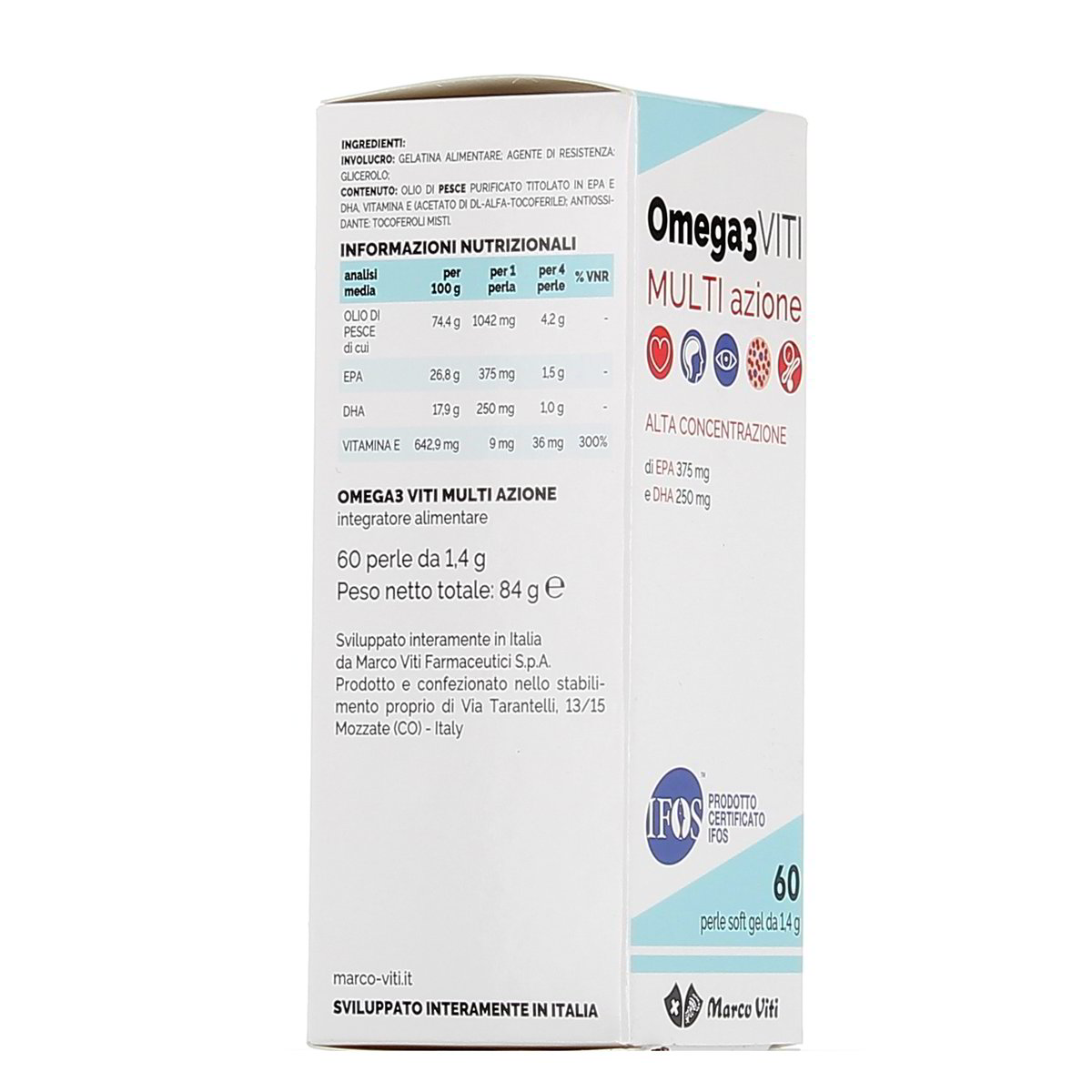 OMEGA 3 MULTI AZIONE VITI 60 copmresse in dettaglio | Gros Spesa Online