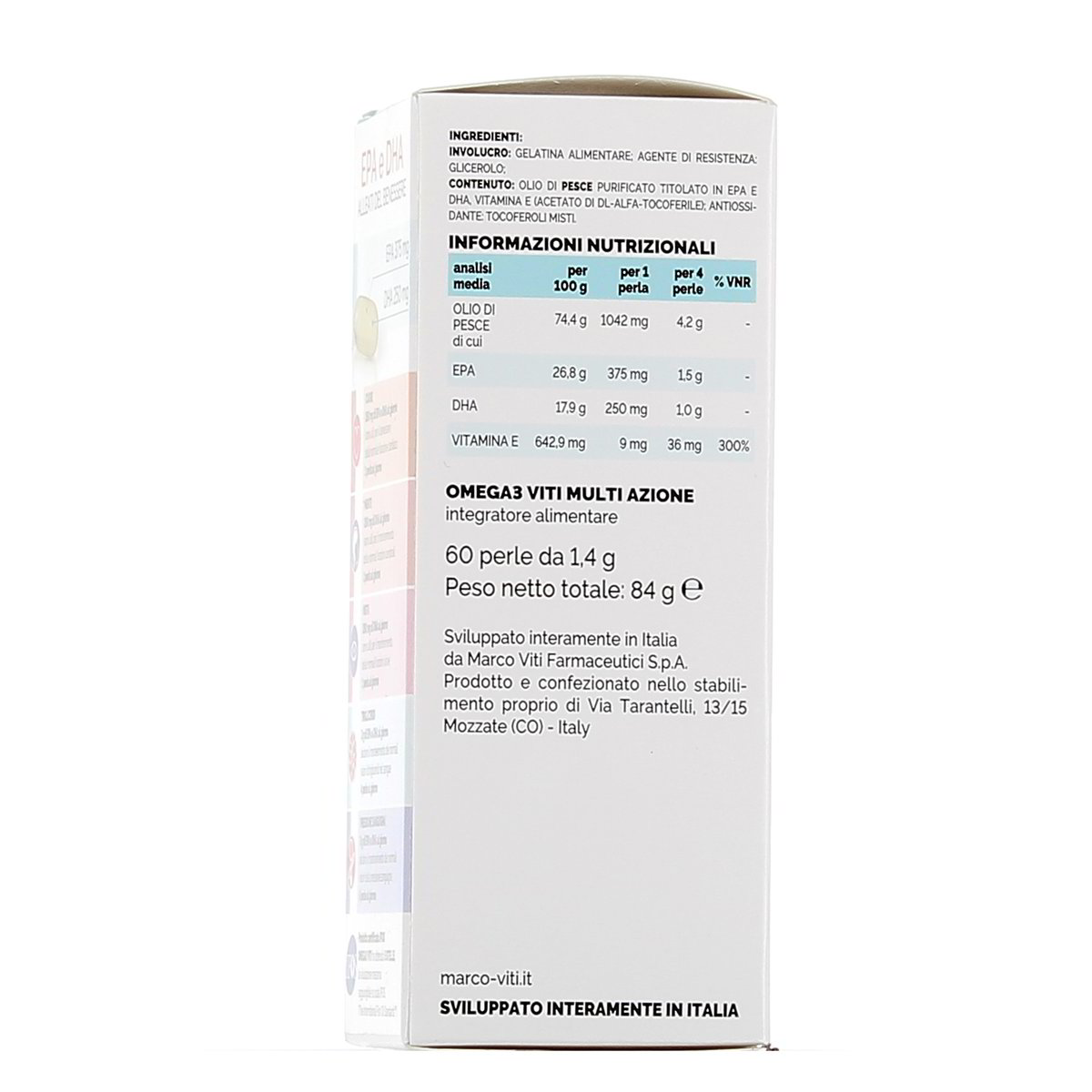 OMEGA 3 MULTI AZIONE VITI 60 copmresse in dettaglio | Gros Spesa Online