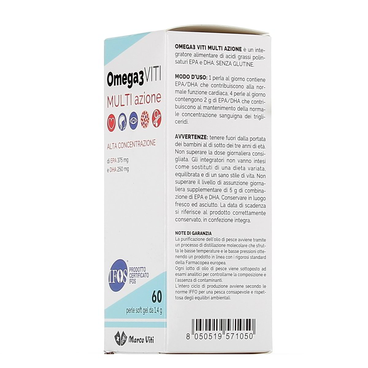 OMEGA 3 MULTI AZIONE VITI 60 copmresse in dettaglio | Gros Spesa Online