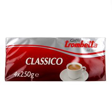 CLASSICO CAFFÈ TROMBETTA 4x250 g in dettaglio