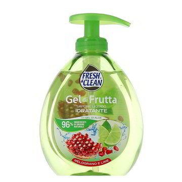 SAPONE LIQUIDO IDRATANTE GEL DI FRUTTA FRESH & CLEAN 300 ml in dettaglio |  Gros Spesa Online
