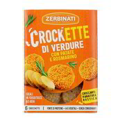 CROCKETTE DI VERDURE CON PATATE E ROSMARINO ZERBINATI 160 g in 