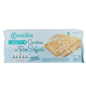 CRACKERS CON RISO SOFFIATO CONSILIA 300 g in dettaglio | Gros Spesa Online