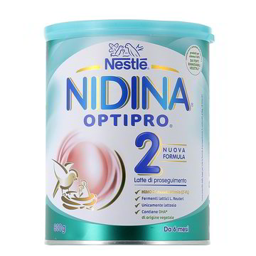 LATTE IN POLVERE NIDINA 2 OPTIPRO NESTLE 800 g (Minimo € 14,99 - 20 %) in  dettaglio