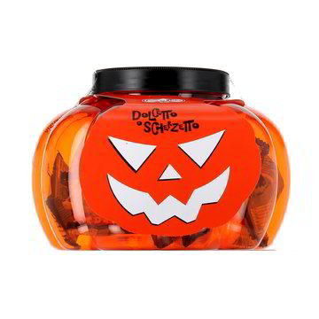 Secchiello per zucca di Halloween, grande secchio per caramelle per ripieni o dolcetti, decorazione per feste di Halloween, porta dolcetti spaventosi alla zucca, cestino per caramelle alla zucca