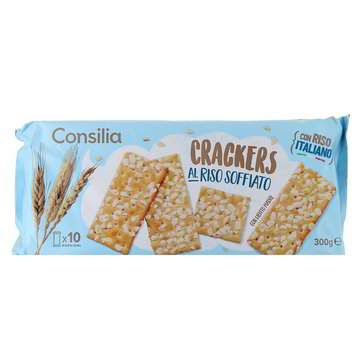 CRACKERS CON RISO SOFFIATO CONSILIA 300 g in dettaglio | Gros Spesa Online